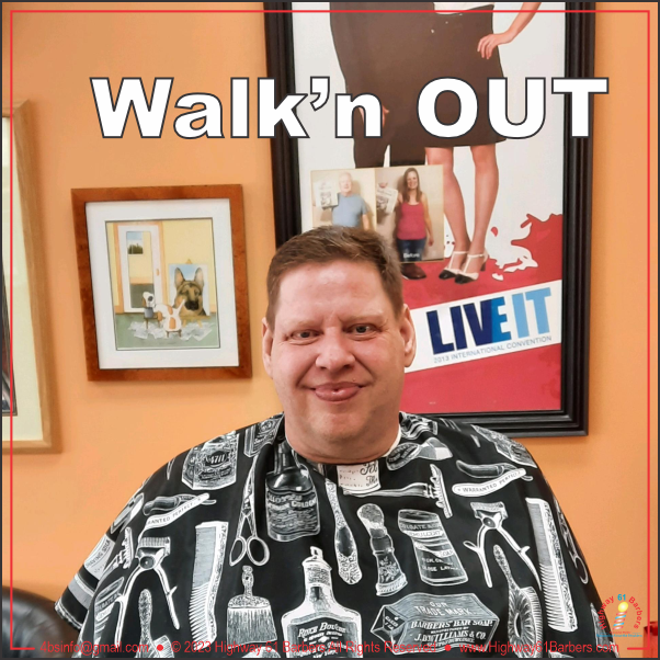 Walk Out After His Hair Cut